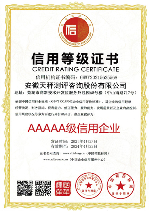 5A信用證書(shū)